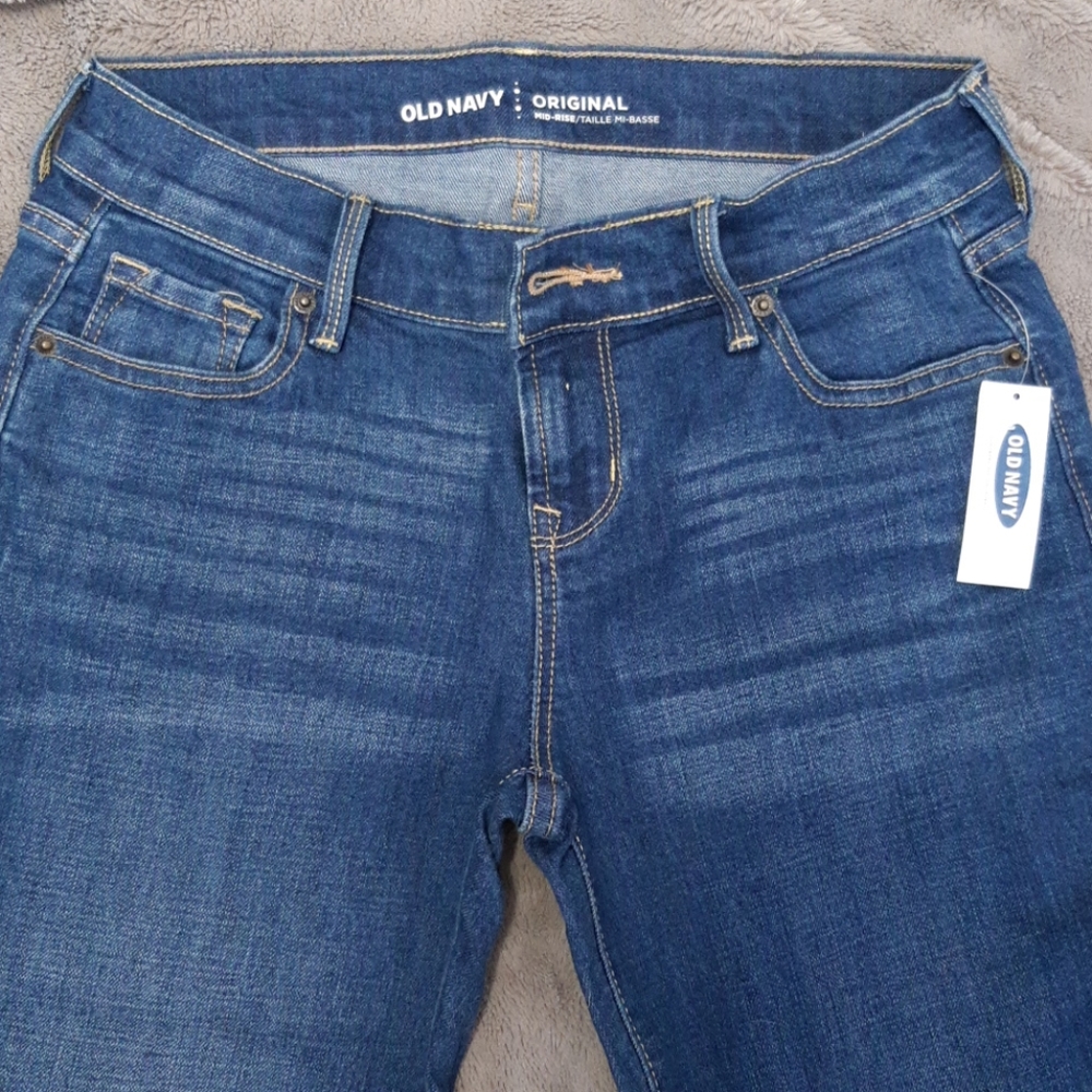 - Bnwit blue old navy Mid rise size 2 petite old navy j…